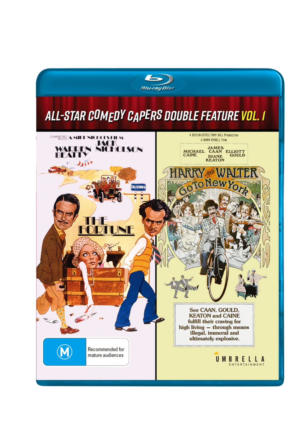 The Fortune (1975) & Harry and Walter Go to New York (1976) (Blu-ray) – All-Star Comedy Capers Double Feature #1
