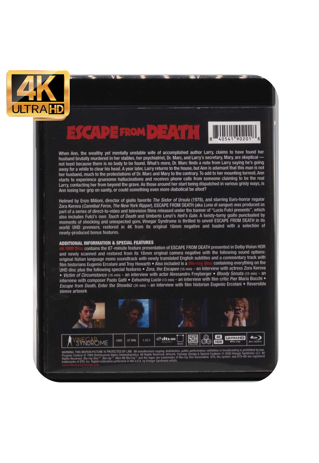 Escape from Death (4K Ultra HD + Blu-ray)