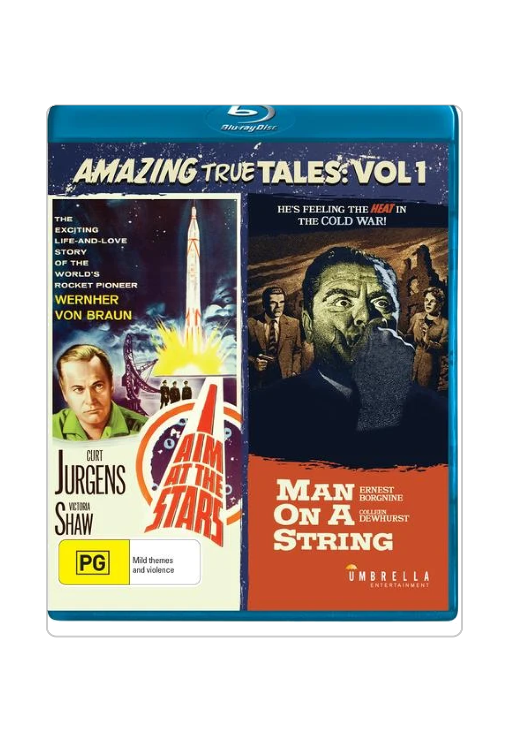 Amazing True Tales Volume 1: I Aim at the Stars (1960) / Man on a String (1960) (Blu-ray)