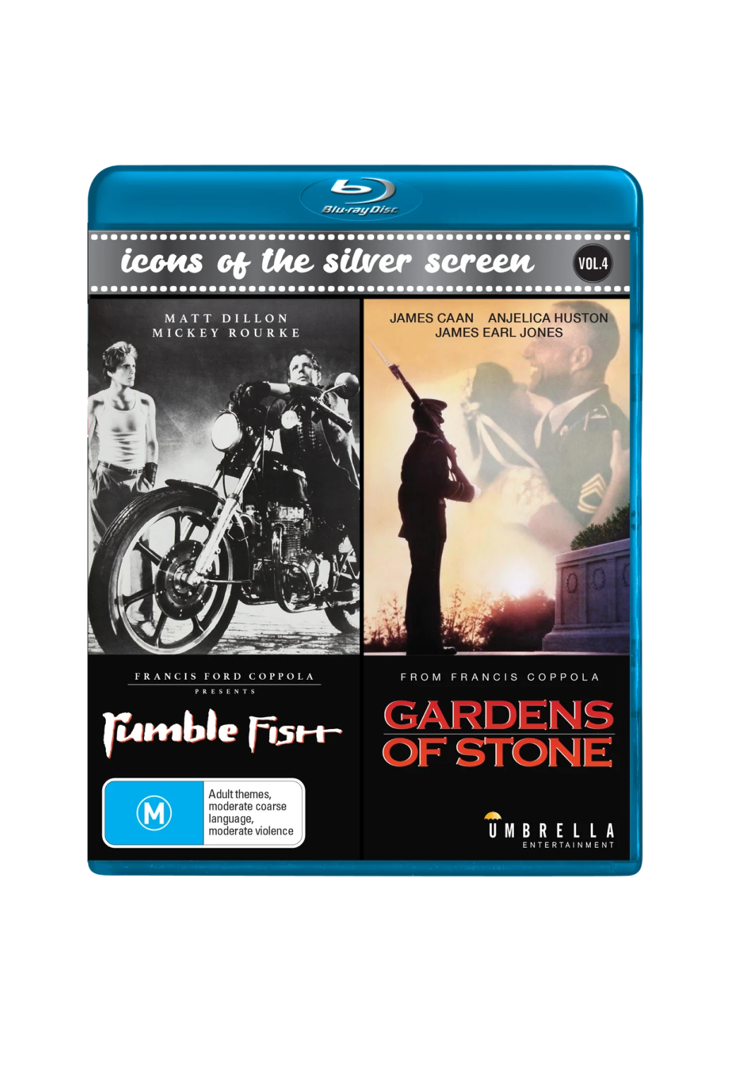 Rumble Fish + Gardens of Stone (Blu-ray) – Icons of the Silver Screen Vol. 4