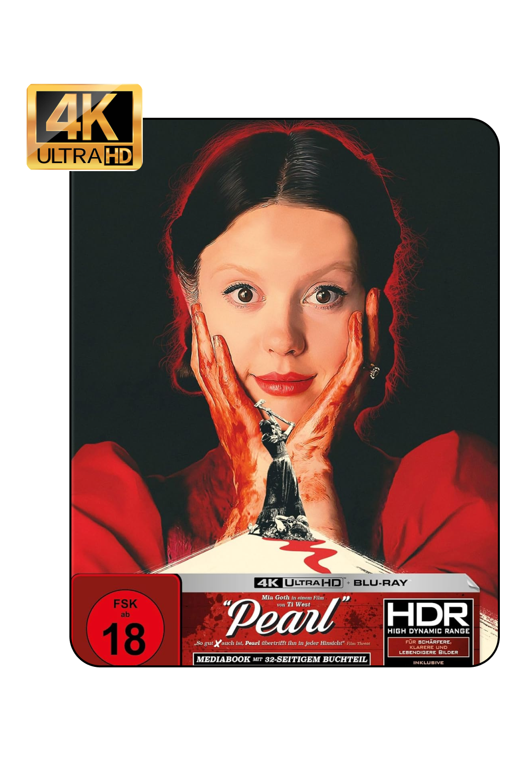 Pearl – Mediabook-Edition - Cover A (4K Ultra HD + Blu-ray)