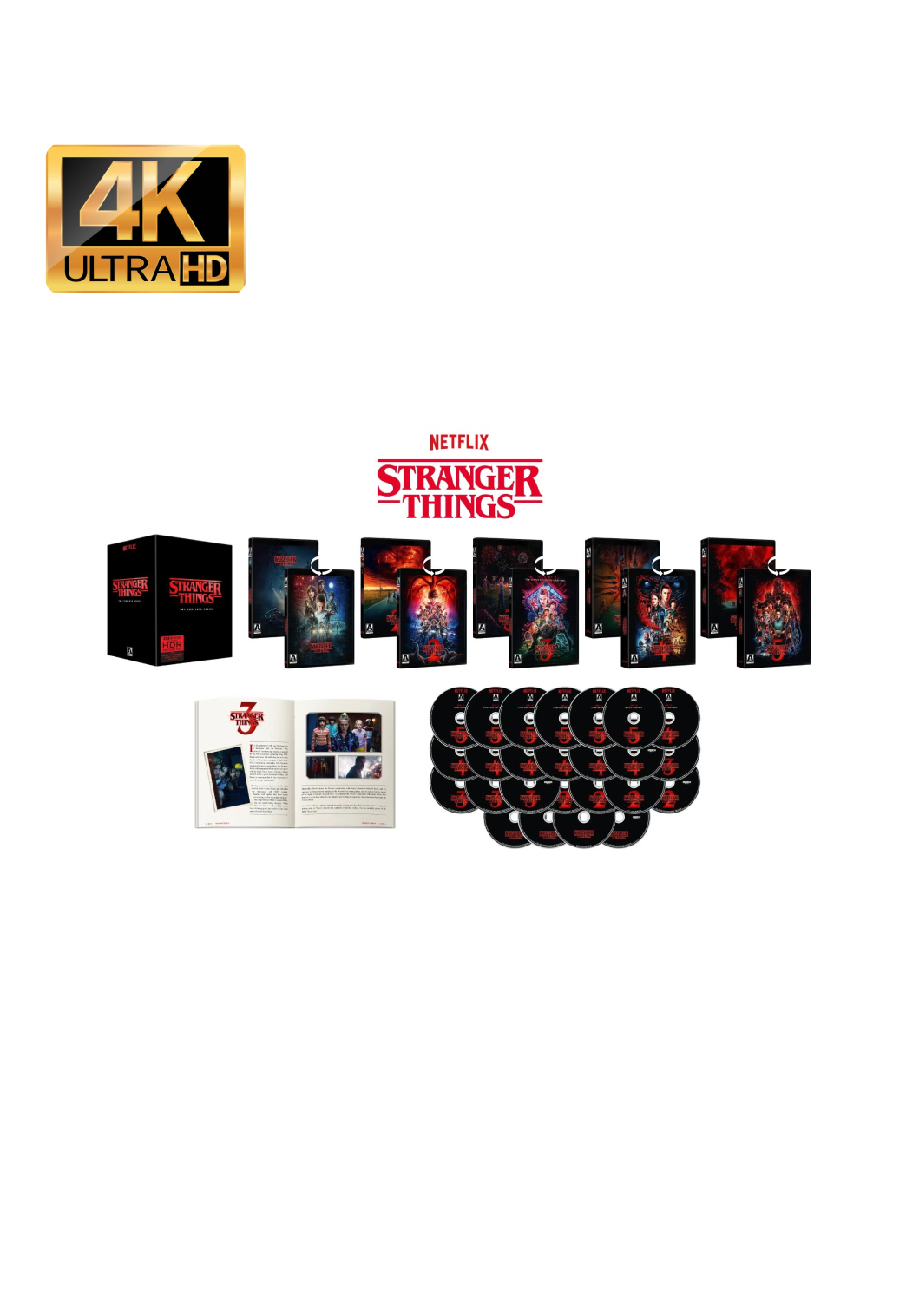 Stranger Things Seasons 1 to 5 Complete Collection 4K Ultra HD (US Edition)