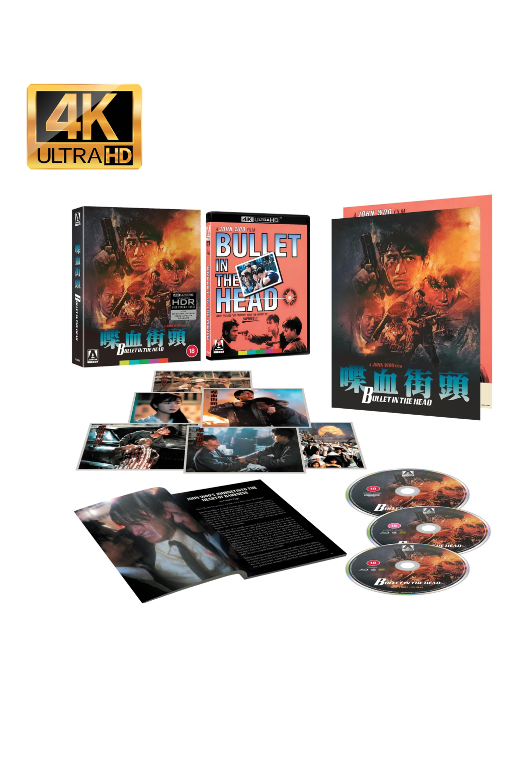 Bullet In The Head Limited Edition 4K Ultra HD + Blu-ray (Region B) - UK Import
