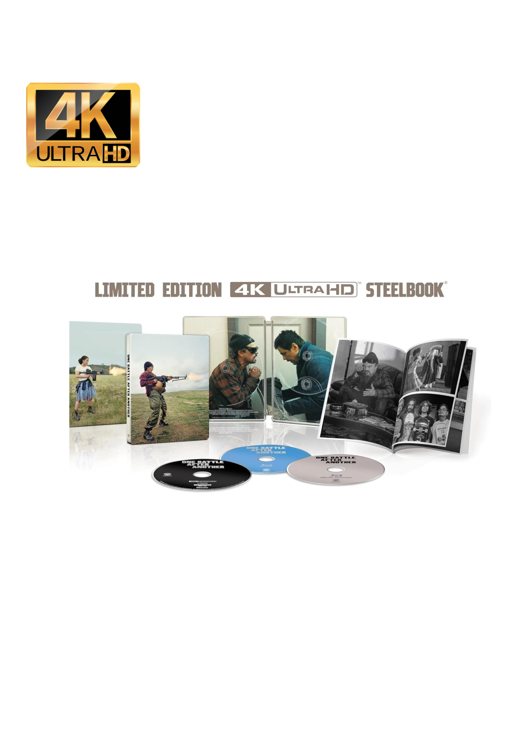 One Battle After Another. Steelbook (4K Ultra HD + Blu-ray)