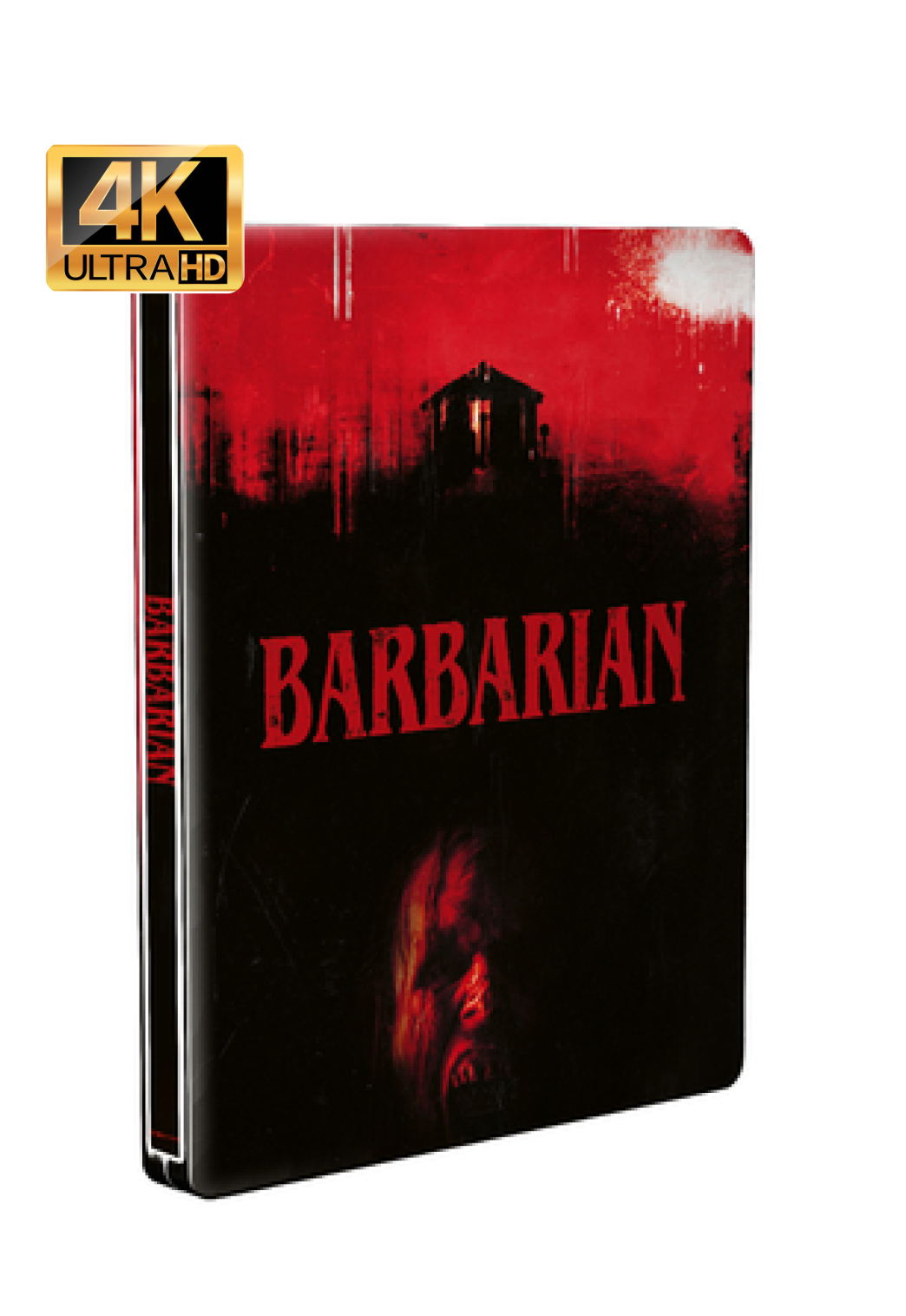 Barbarian Limited Edition Steelbook 4K UHD + Reg-B Blu-Ray (UK Import)