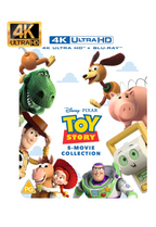 Toy Story 1 to 5 4K Ultra HD + Reg B Blu-Ray - UK Import
