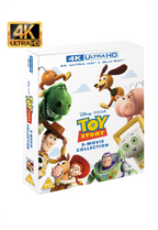 Toy Story 1 to 5 4K Ultra HD + Reg B Blu-Ray - UK Import