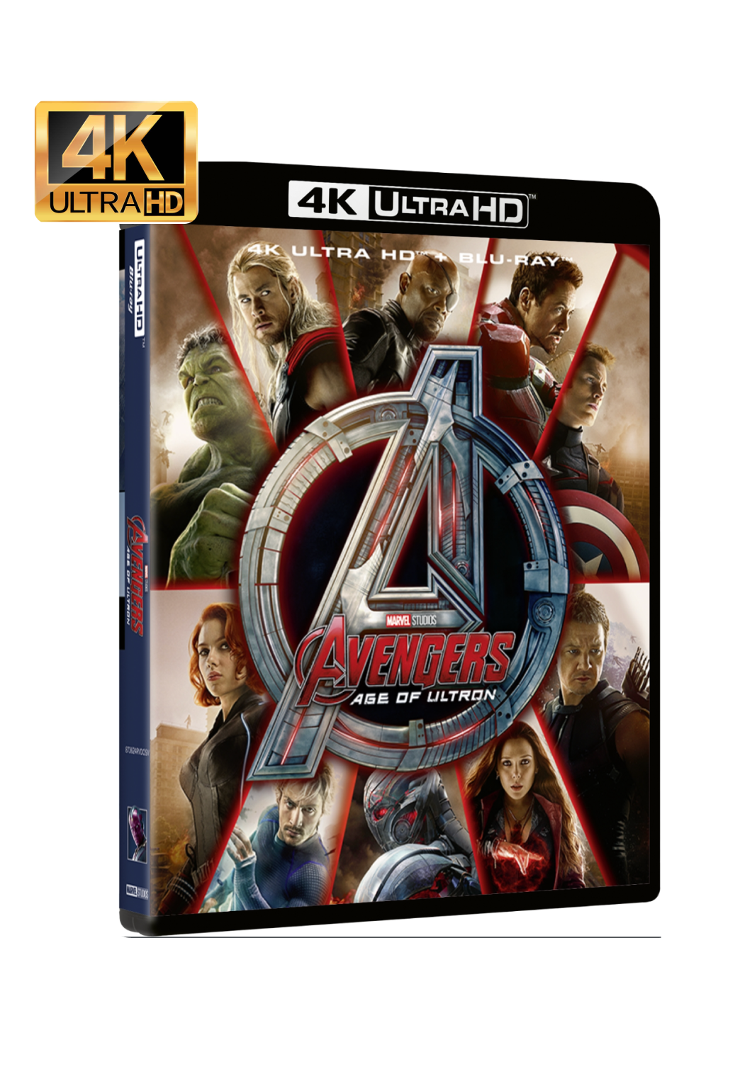 Avengers: Age Of Ultron 4K UHD+ Reg B Blu-Ray - Italy Import with Eng audio and subtitles