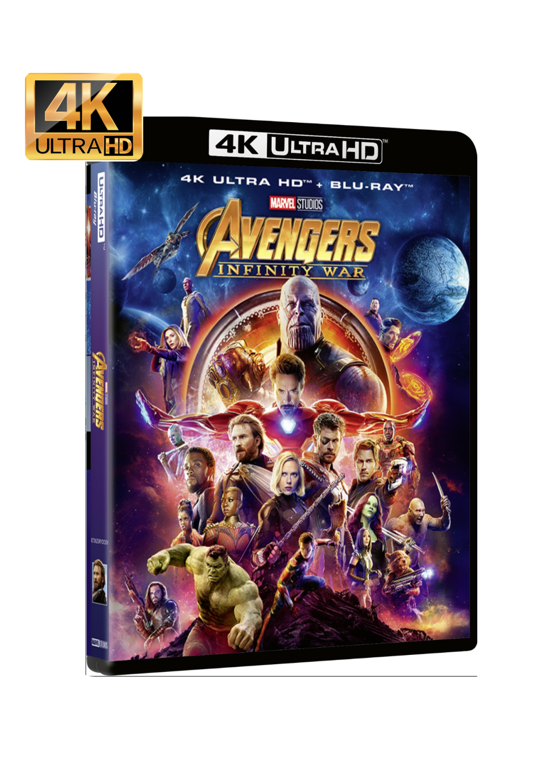 Avengers: Infinity War 4K UHD+ Reg B Blu-Ray - Italy Import with Eng audio and subtitles