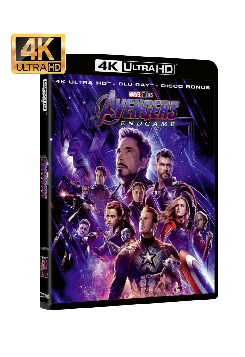 Avengers: End game 4K UHD+ Reg B Blu-Ray - Italy Import with Eng audio and subtitles