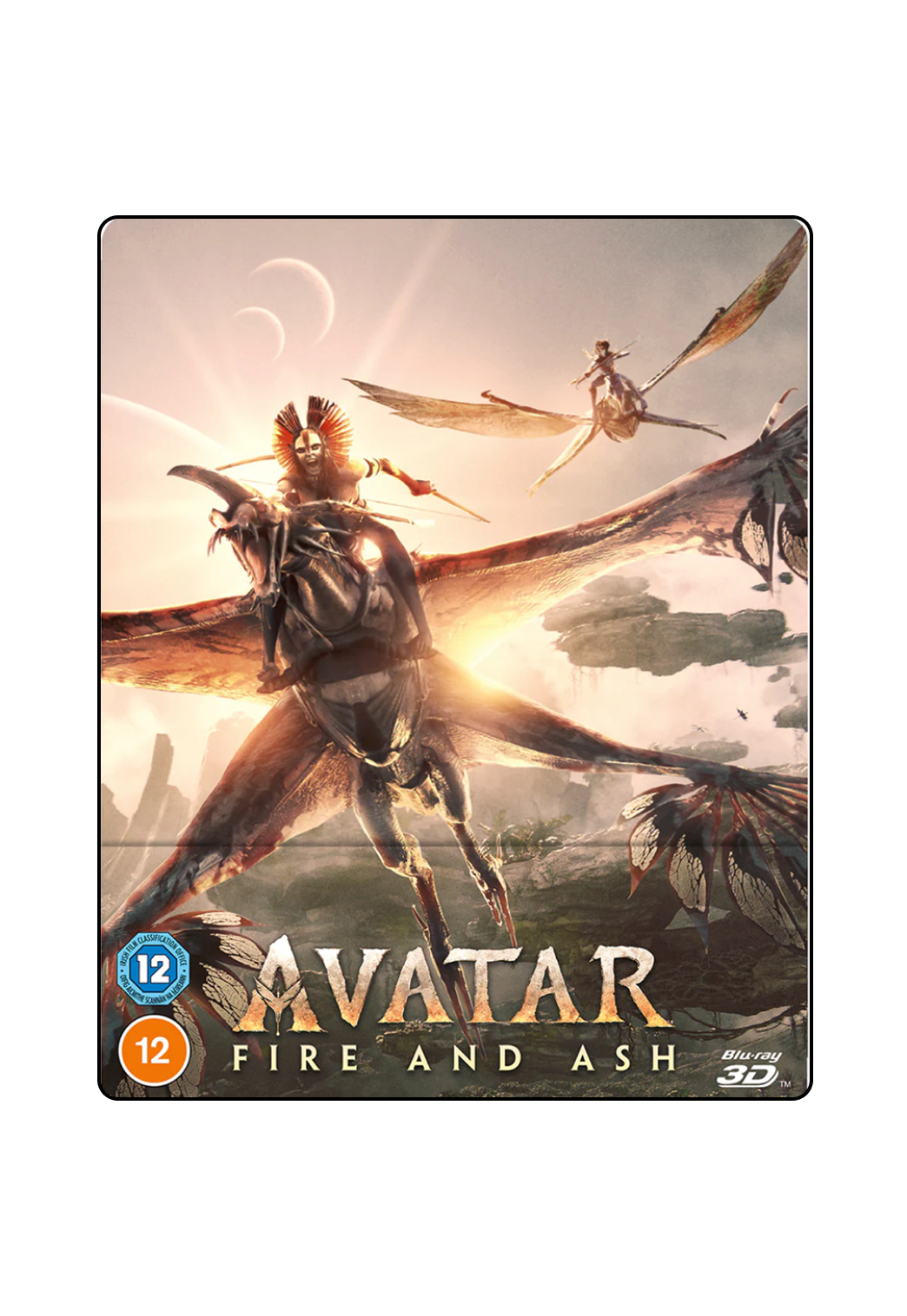 Avatar - Fire And Ash 3D+2D Limited Edition Steelbook Blu-Ray Region Free