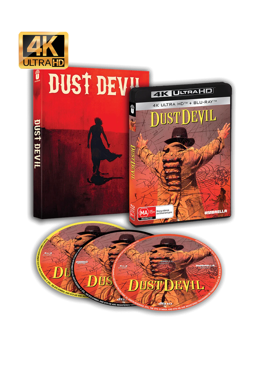 Dust Devil (1992) (4K UHD + Blu-ray) - With Slipcase