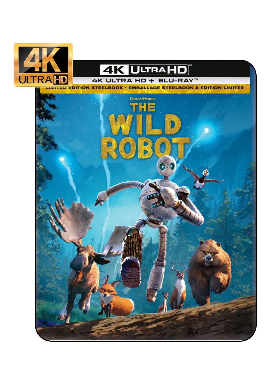 The Wild Robot - Steelbook (4K-UHD)