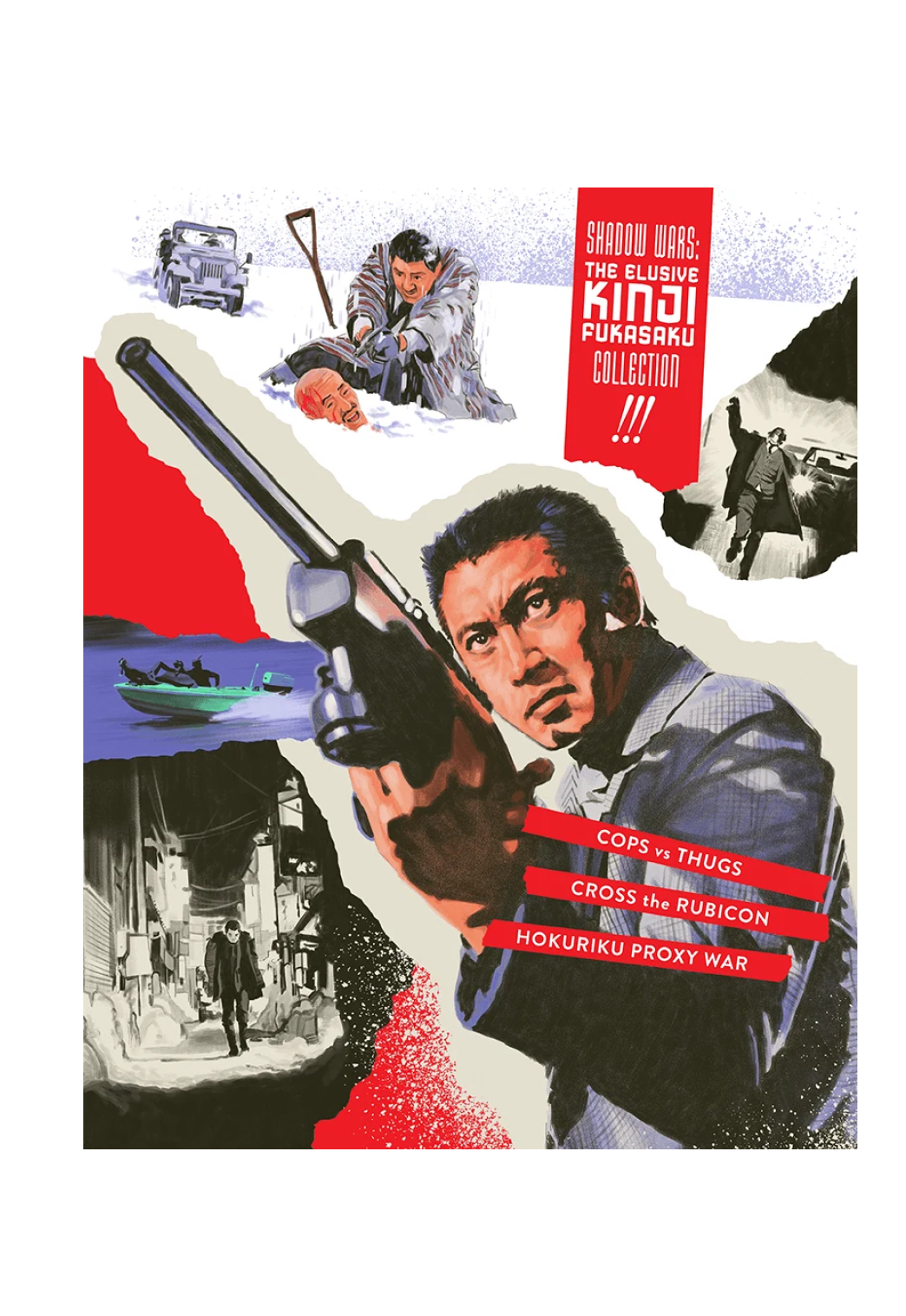 Shadow Wars: The Elusive Kinji Fukasaku Collection (1975, 1975, 1977) (Blu-ray)