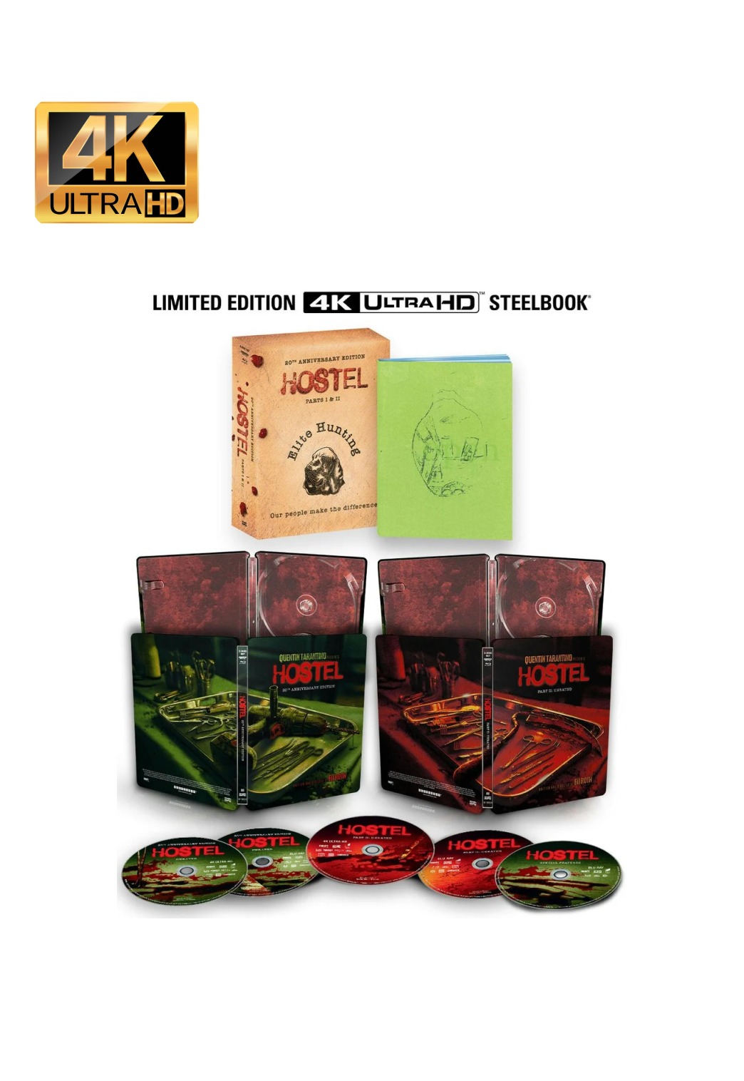 Hostel: Parts I & II - 20th Anniversary Edition (4K-UHD)