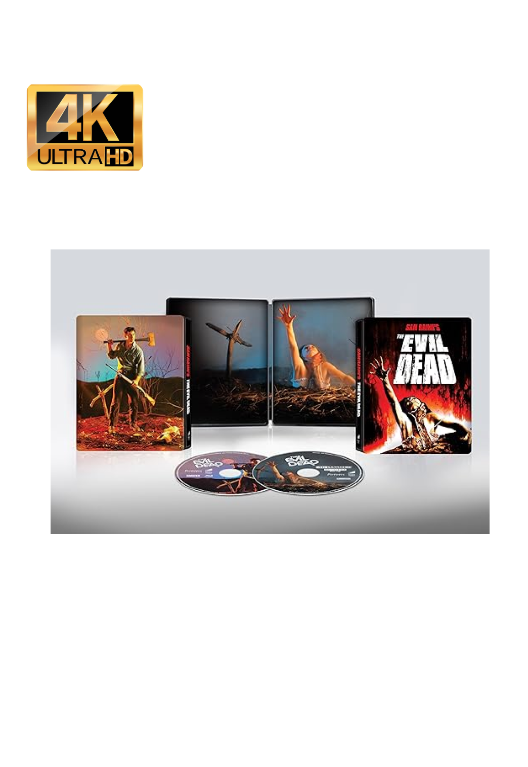 The Evil Dead Limited Edition 4K UHD Steelbook - UK Import