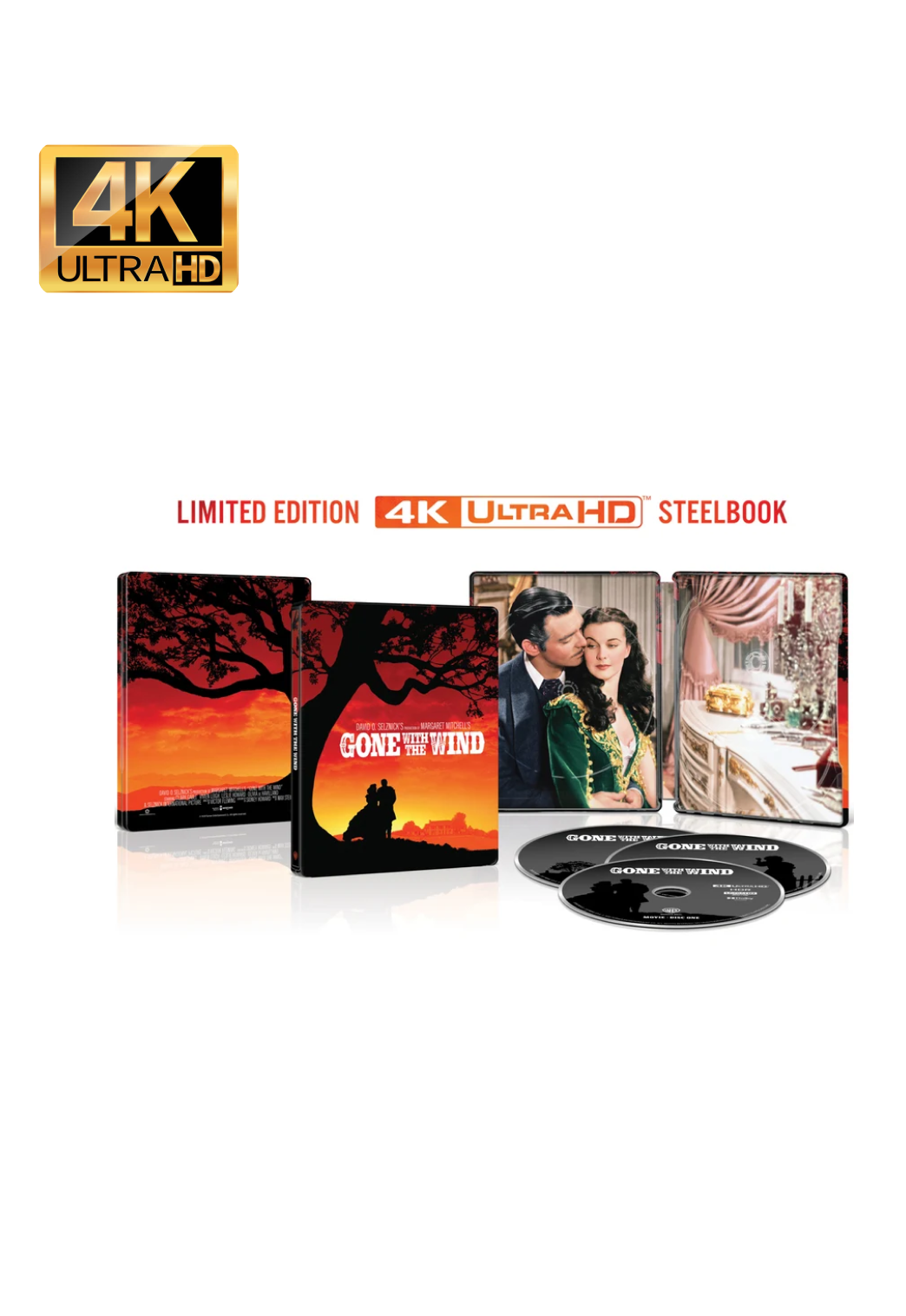 Gone with the Wind - Limited Edition Steelbook (4K-UHD)