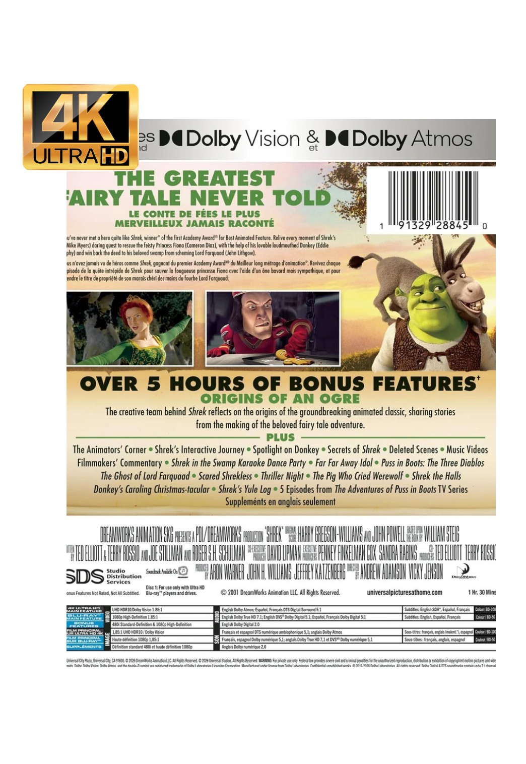 Shrek: Limited Edition 25th Anniversary - Steelbook (4K-UHD)