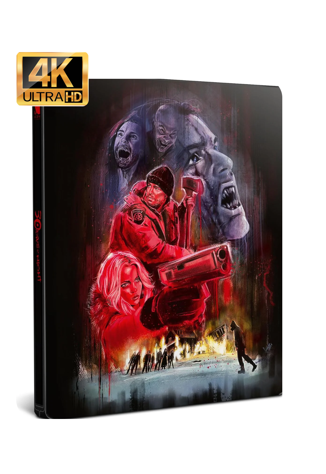 30 Days Of Night Limited Edition Steelbook 4K Ultra HD + Blu-Ray - UK Import