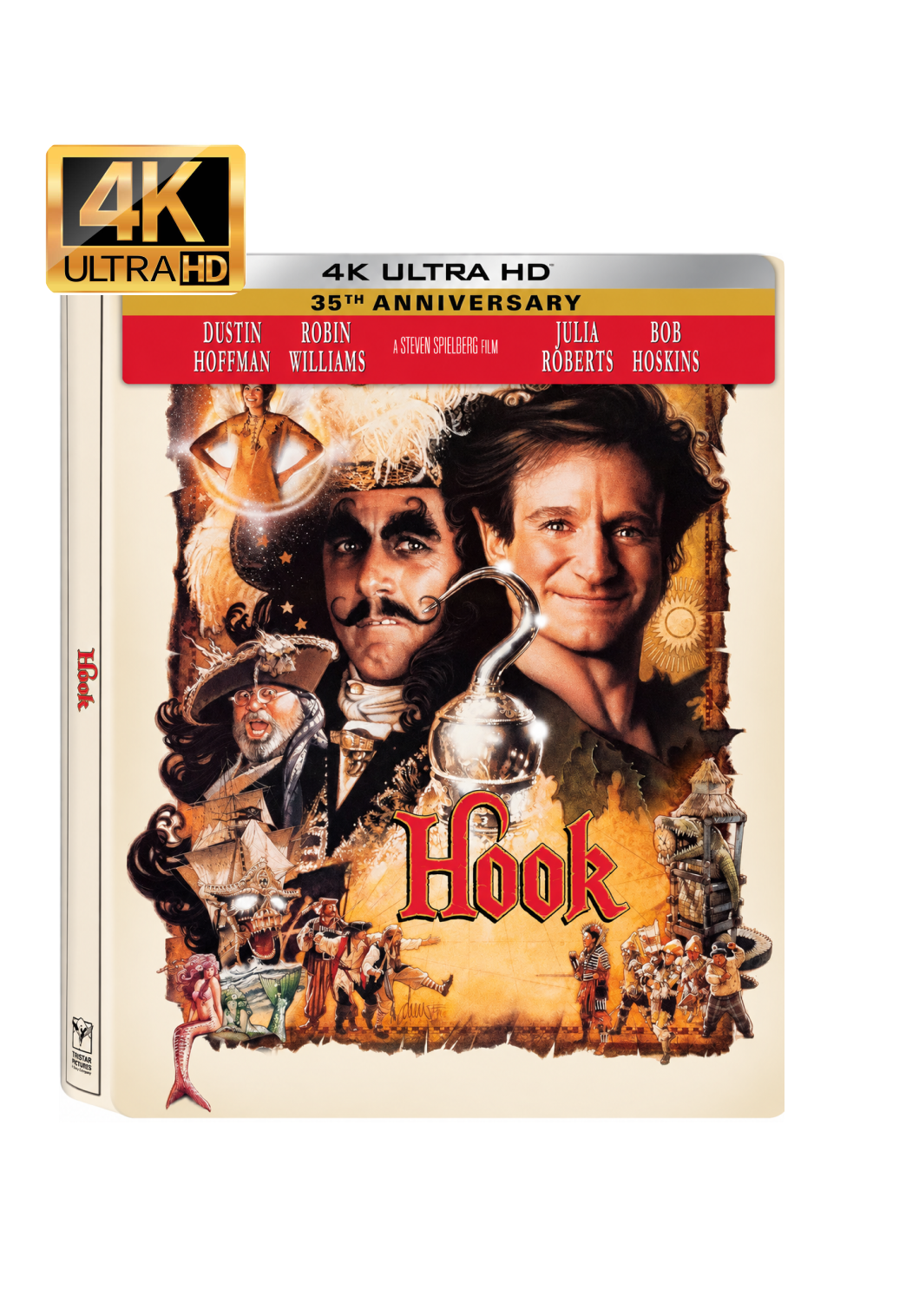 Hook - Steelbook (2 4K-UHD discs) - Italy Import with English audio and subtitles