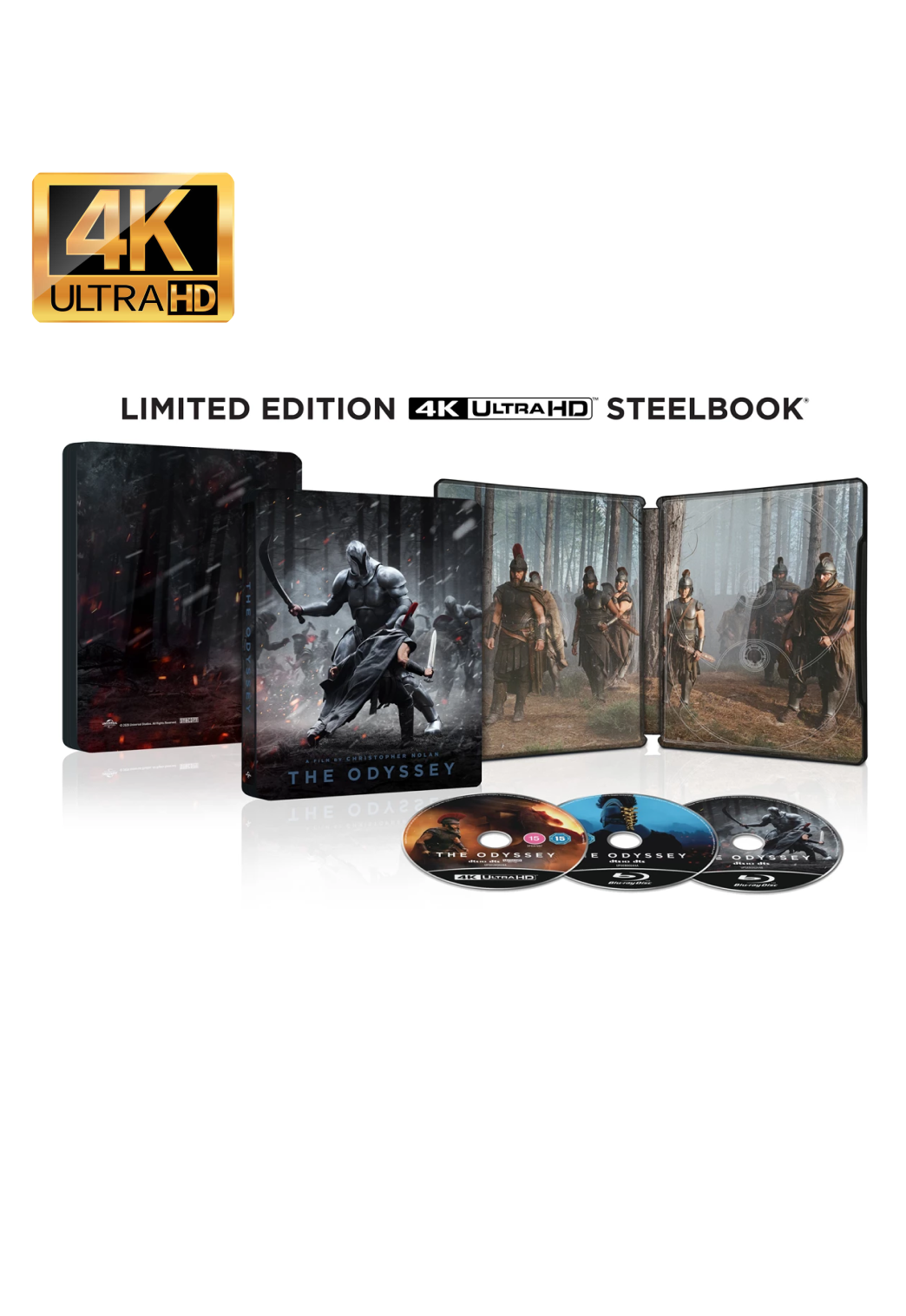 The Odyssey Limited Edition 4K-UHD SteelBook- Variant 2 - UK Import