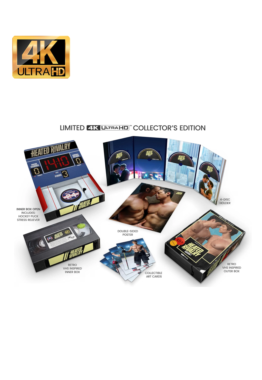 Heated Rivalry: S1 - Limited Collector's Edition (4K-UHD)