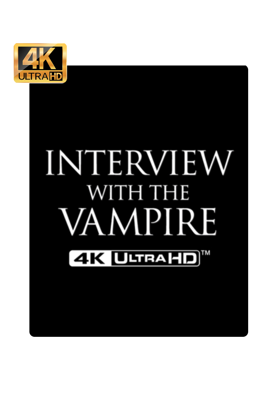 Interview With The Vampire - The Vampire Chronicles Limited Edition 4K Ultra HD + Blu-Ray - UK Import
