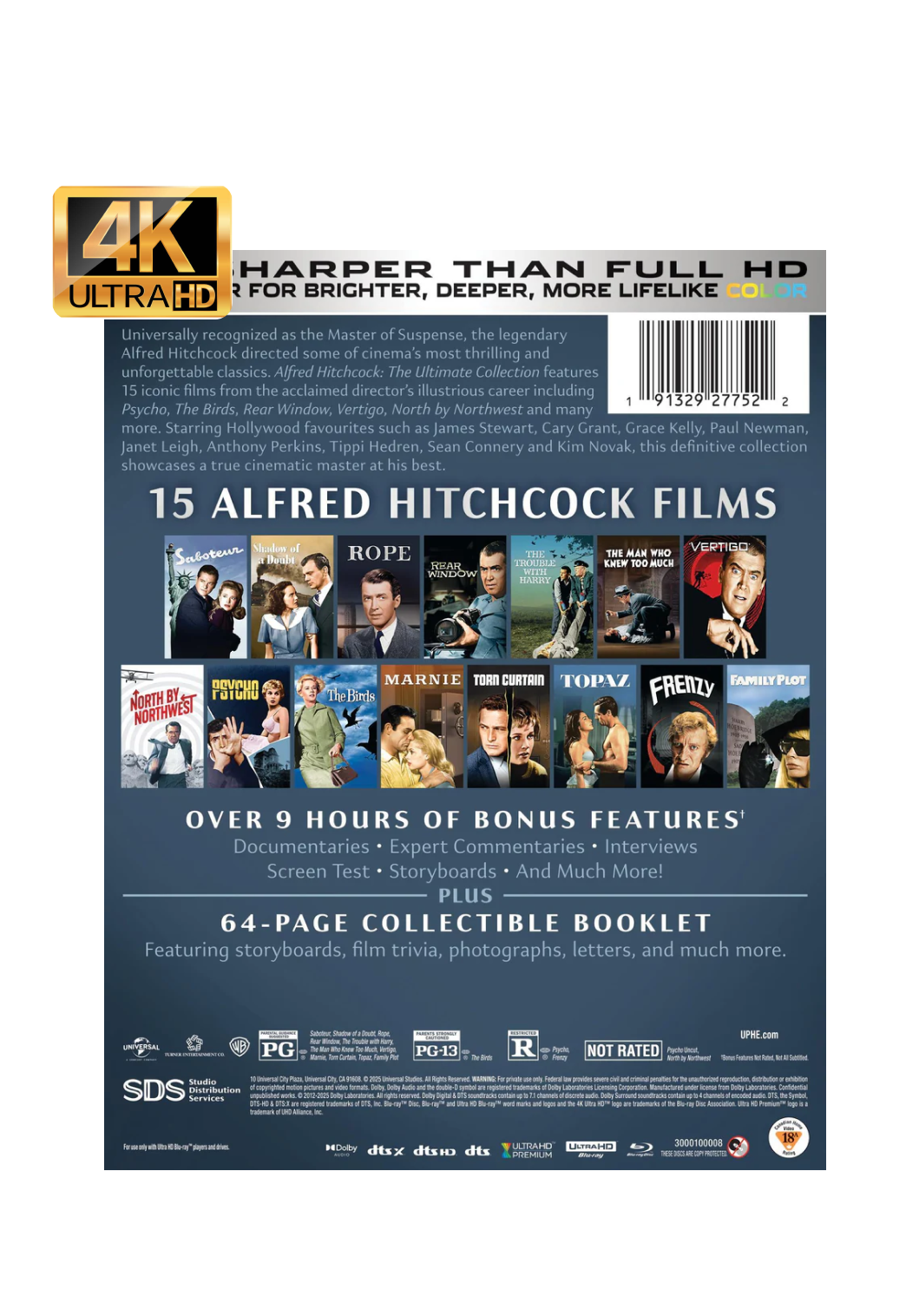 Alfred Hitchcock: The Ultimate Collection (4K)