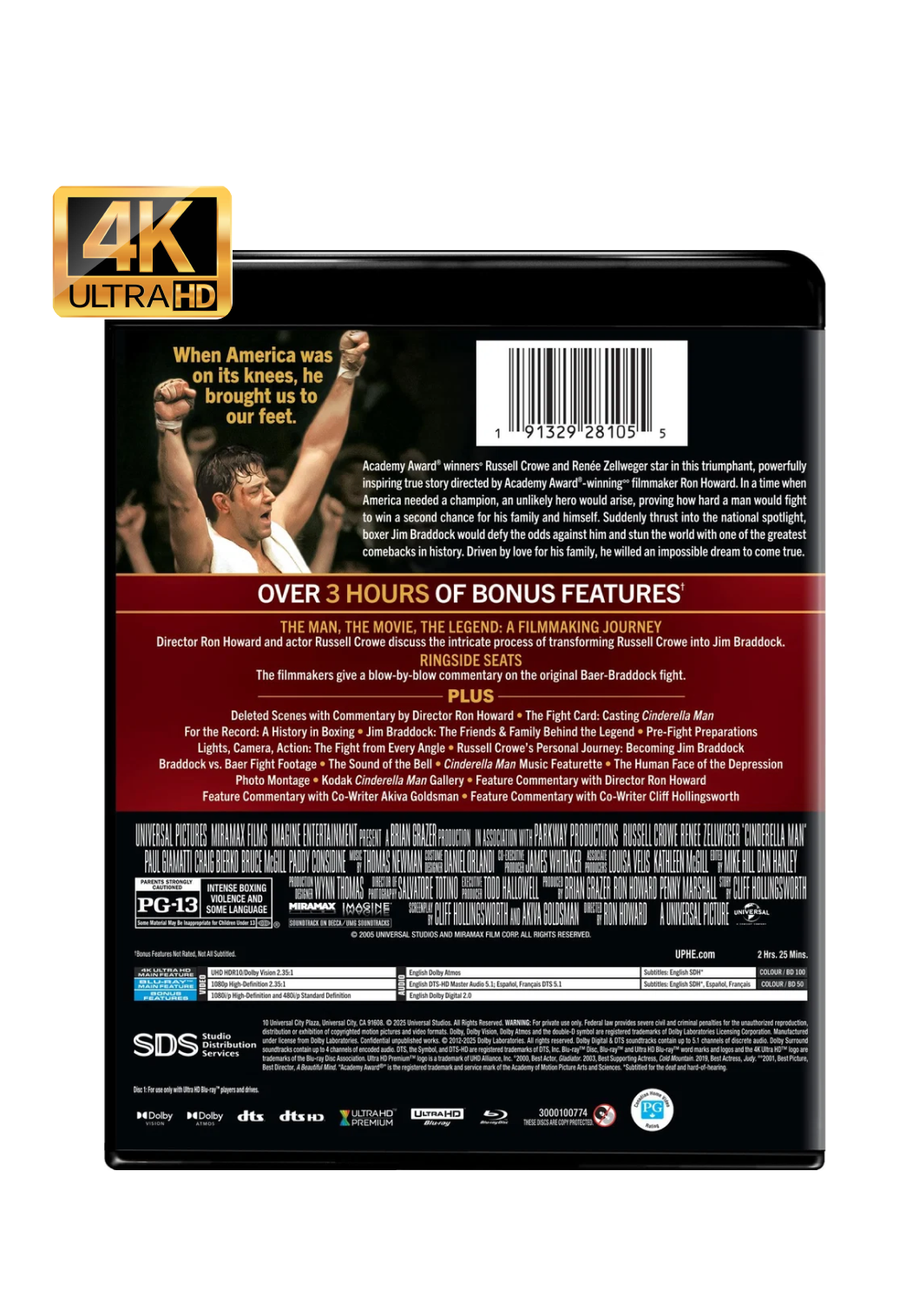 Cinderella Man: 20th Anniversary Edition (4K)