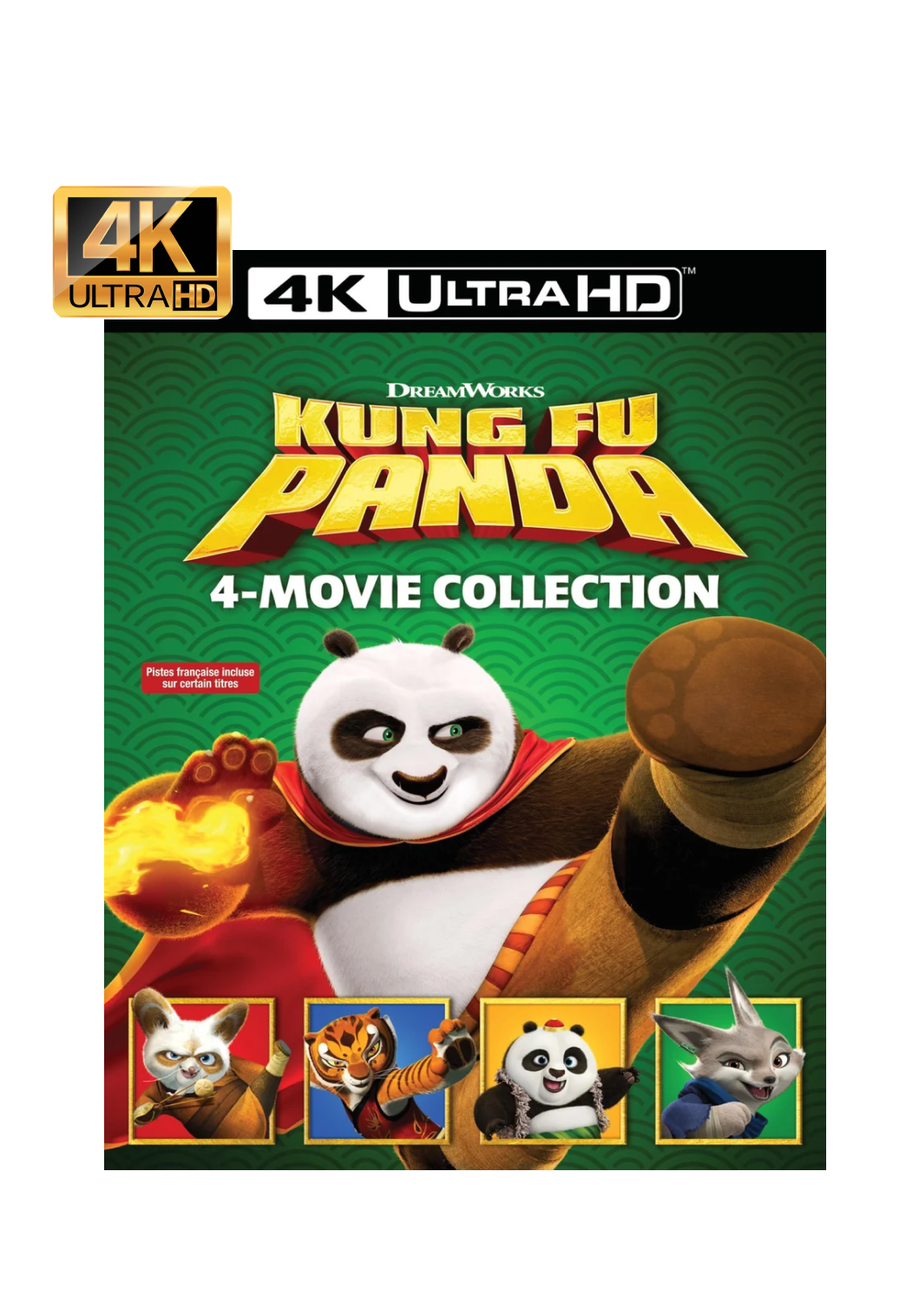 Kung Fu Panda: 4-Movie Collection (4K)