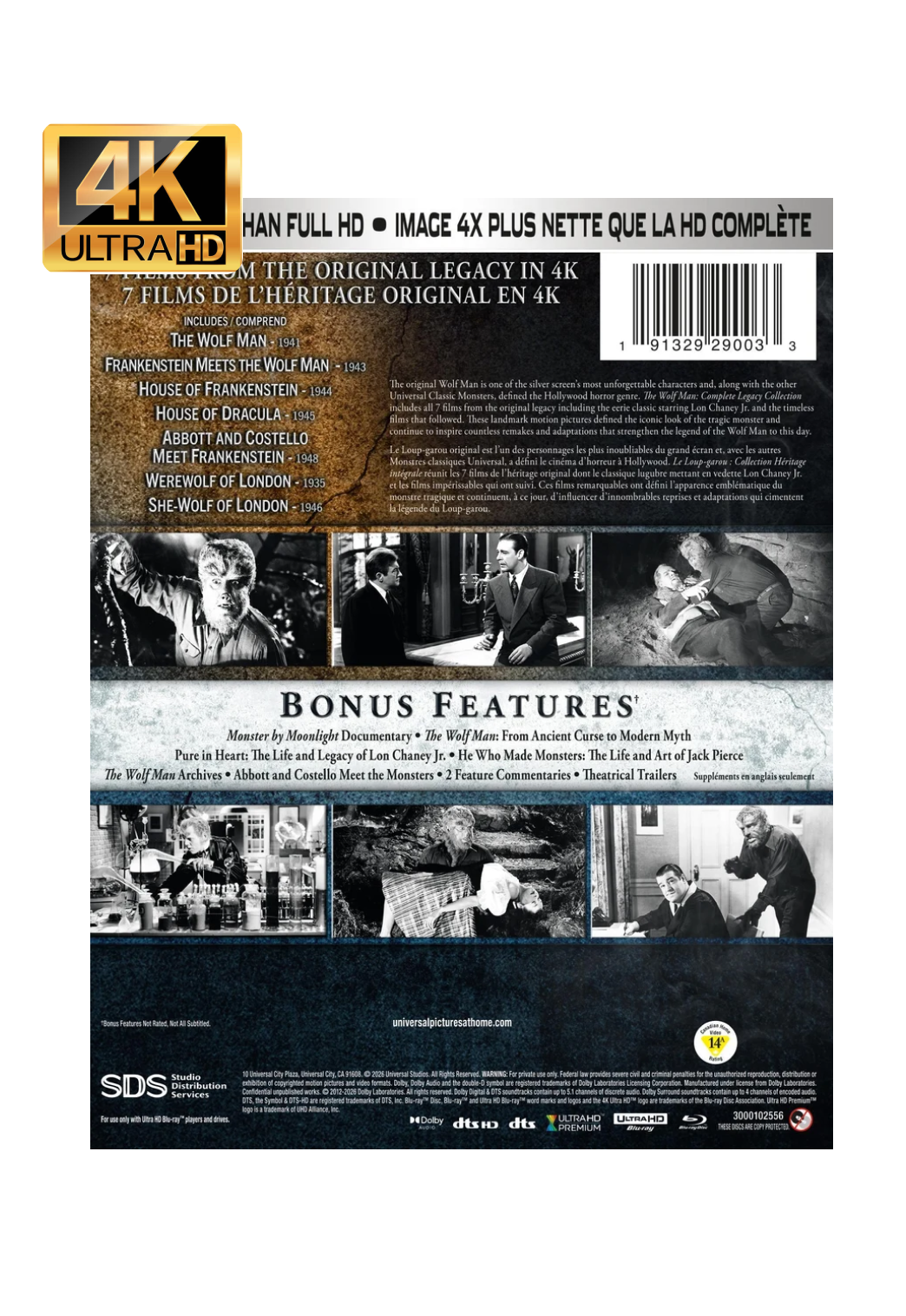 Wolf Man, The - Complete Legacy Collection (4K-UHD)