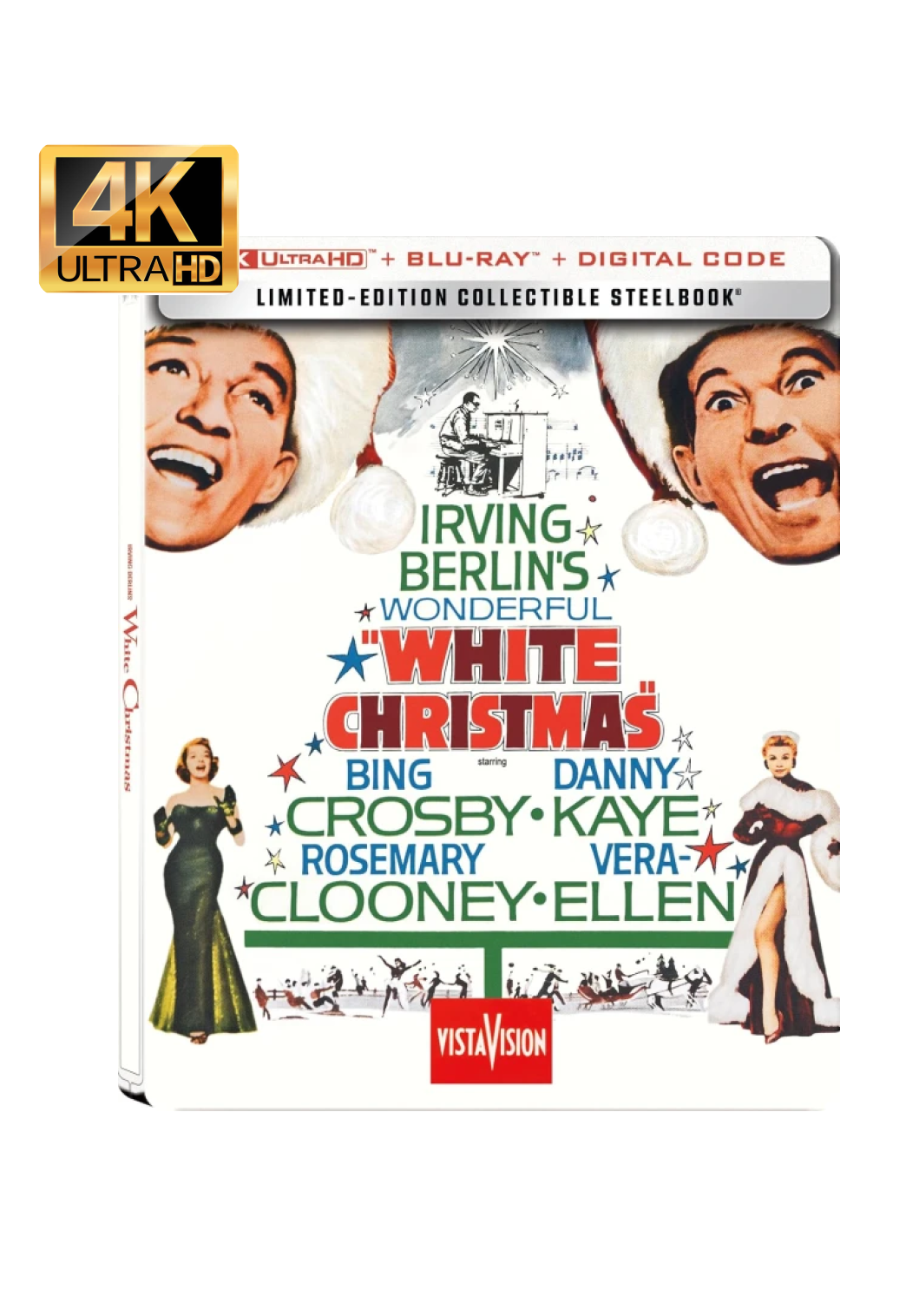 White Christmas - Limited Edition SteelBook [UHD + Blu-Ray + Digital]