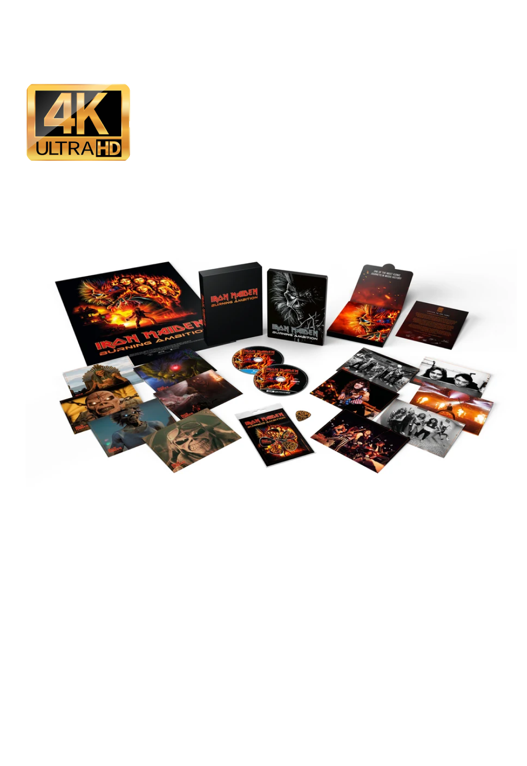 Iron Maiden: Burning Ambition - Premium Steelbook (4K-UHD)
