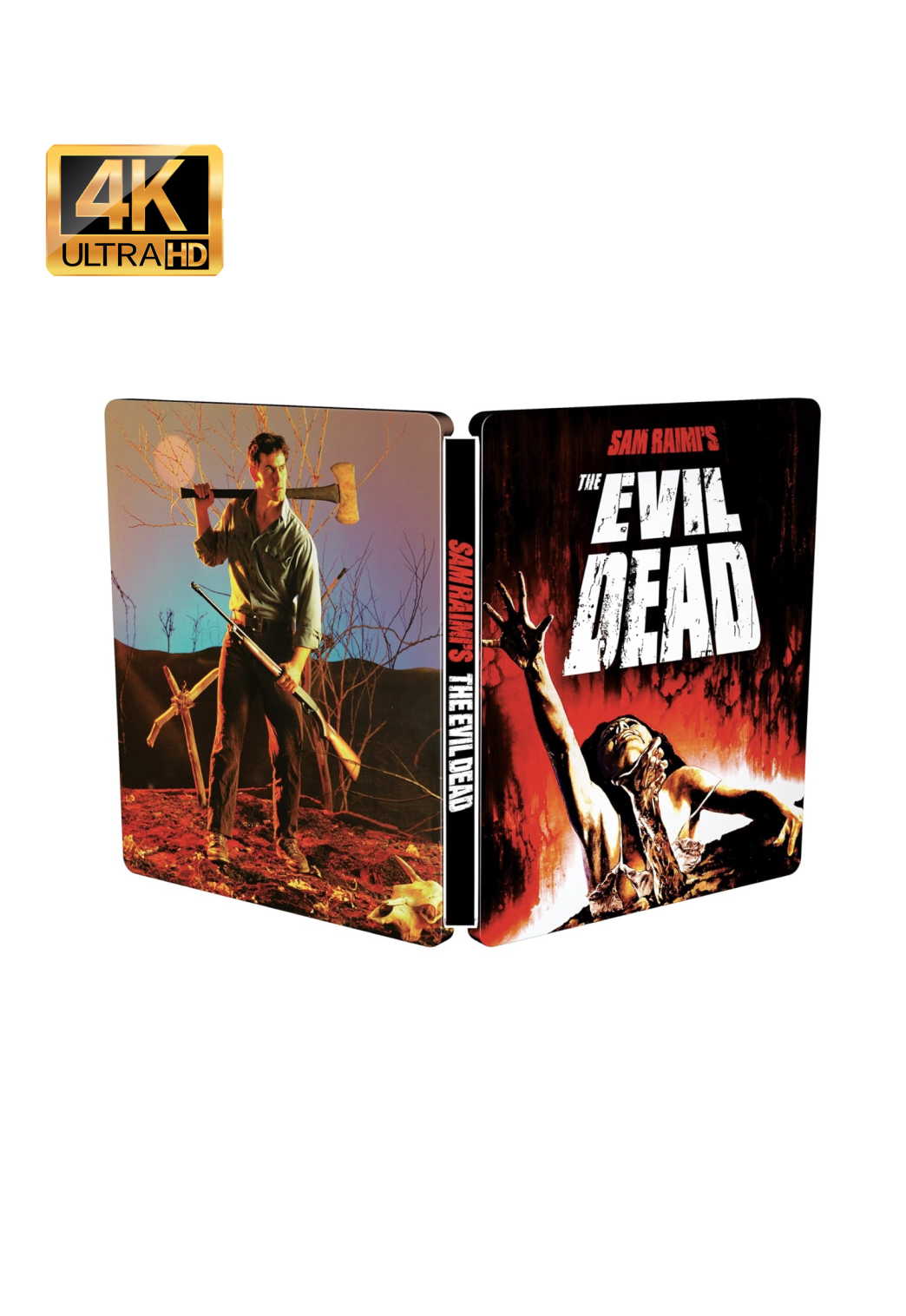The Evil Dead Steelbook 4K Ultra HD + Blu-Ray (Reg B) - Italy Import with Eng audio