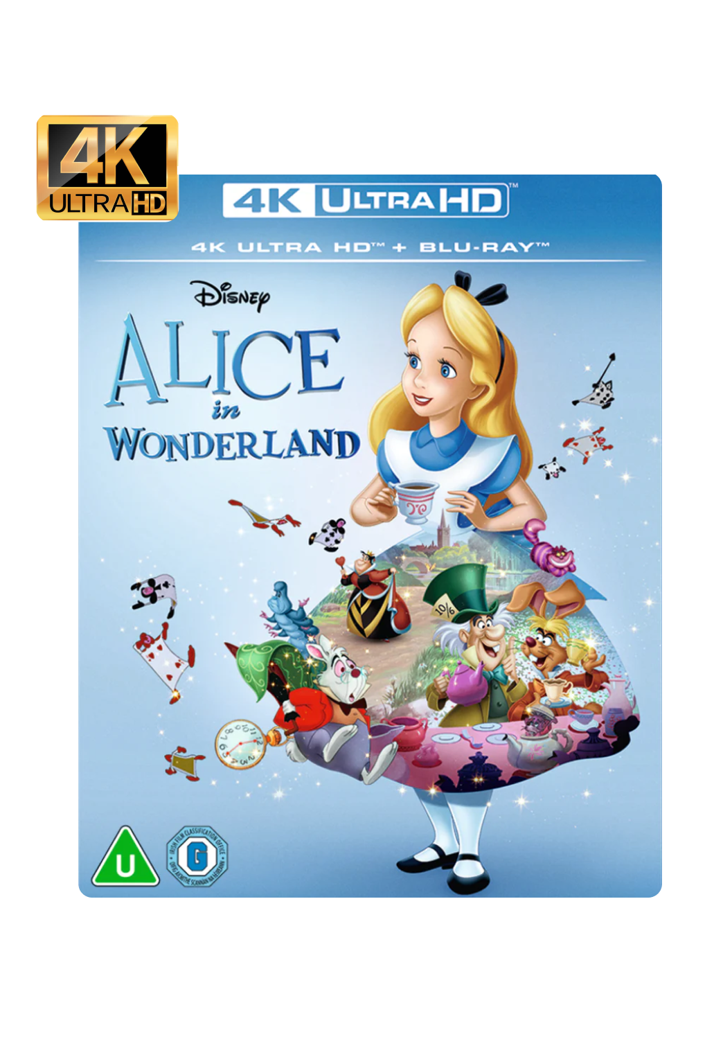 Alice In Wonderland (1951) 4K Ultra HD + Blu-Ray - UK Import