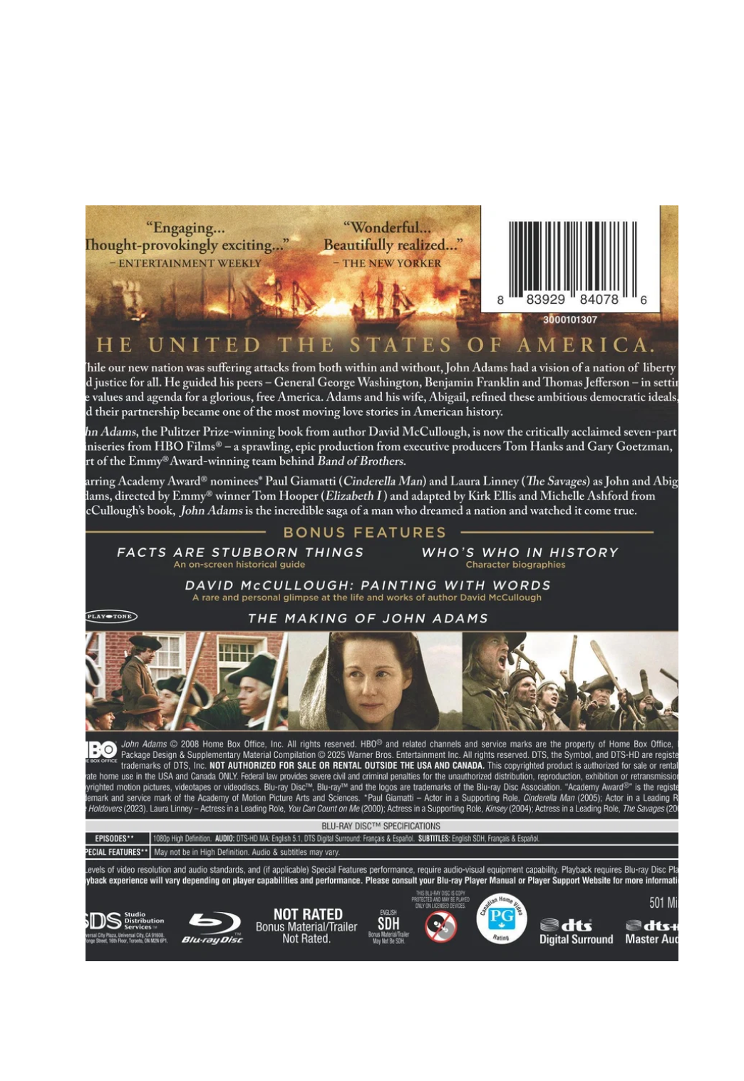 John Adams: The Complete Series – Repackaged (Blu-ray)