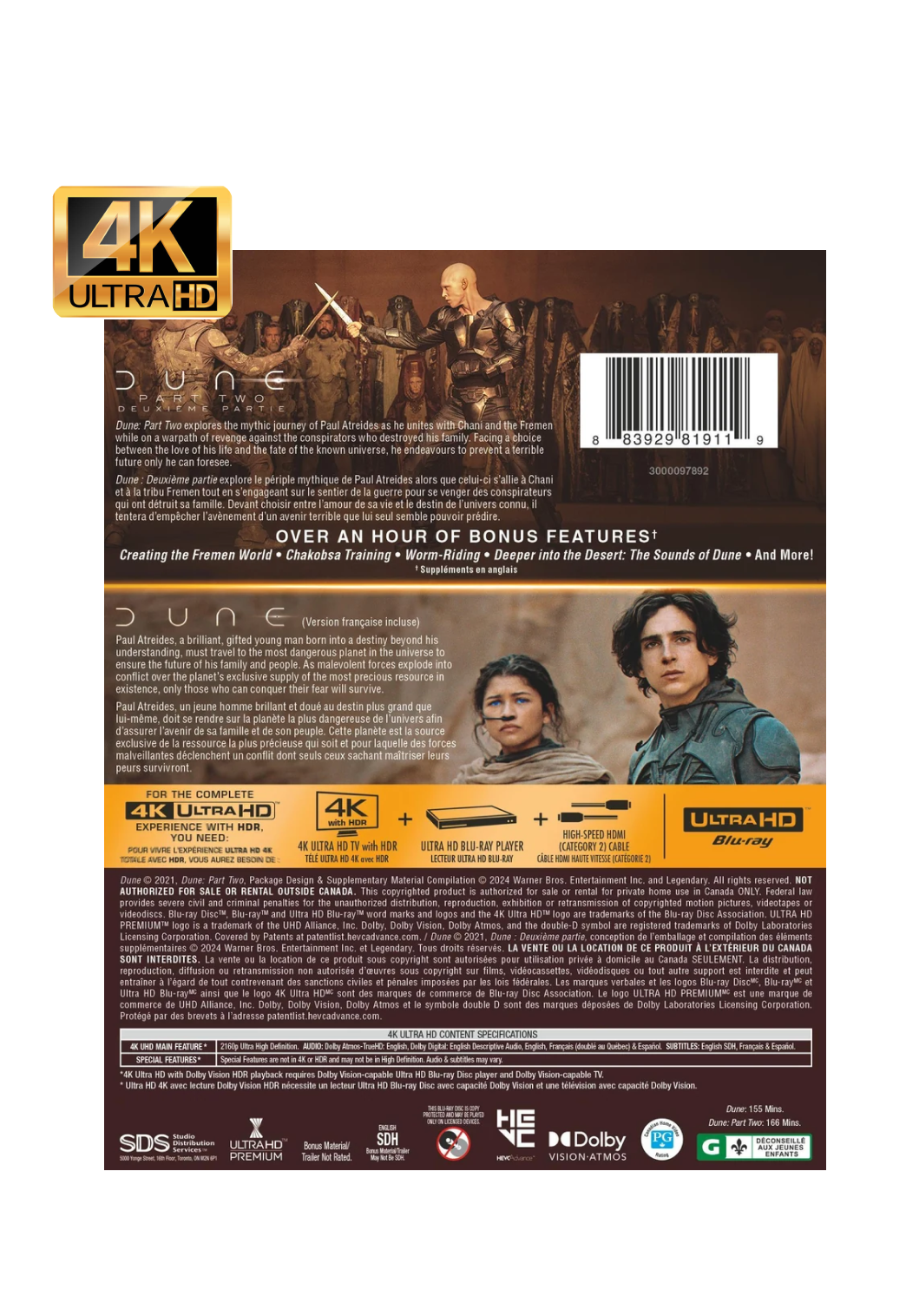 Dune: 2-Film Collection (4K)