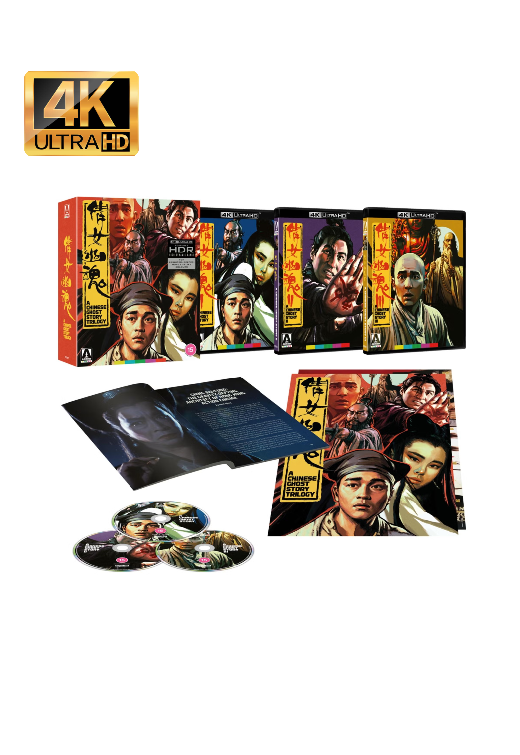 A Chinese Ghost Story Trilogy - Arrow Limited Edition 4K Ultra HD - UK Import