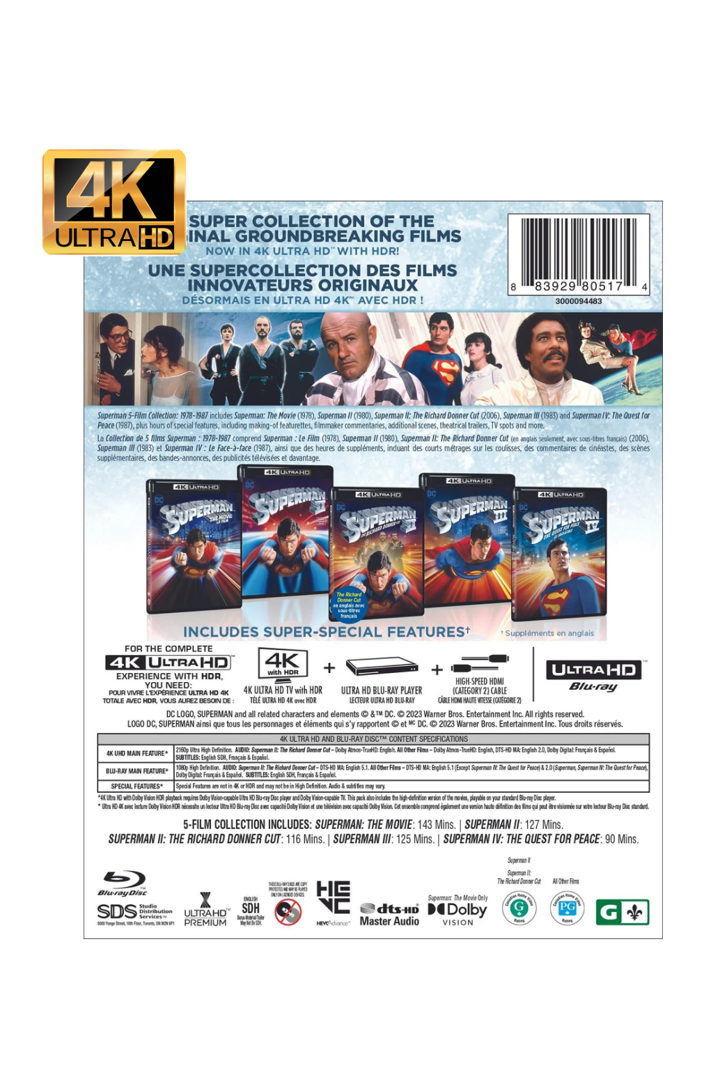 Superman: 5-Film Collection (4K)