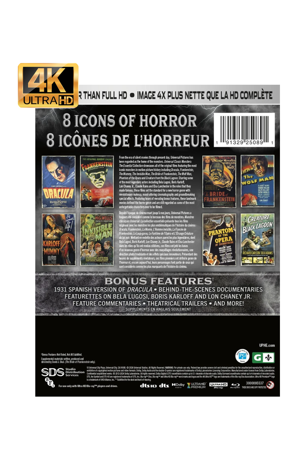 Universal Classic Monsters: 8-Movie Collection (4K)