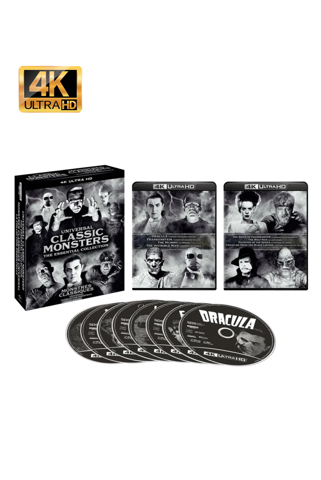 Universal Classic Monsters: 8-Movie Collection (4K)