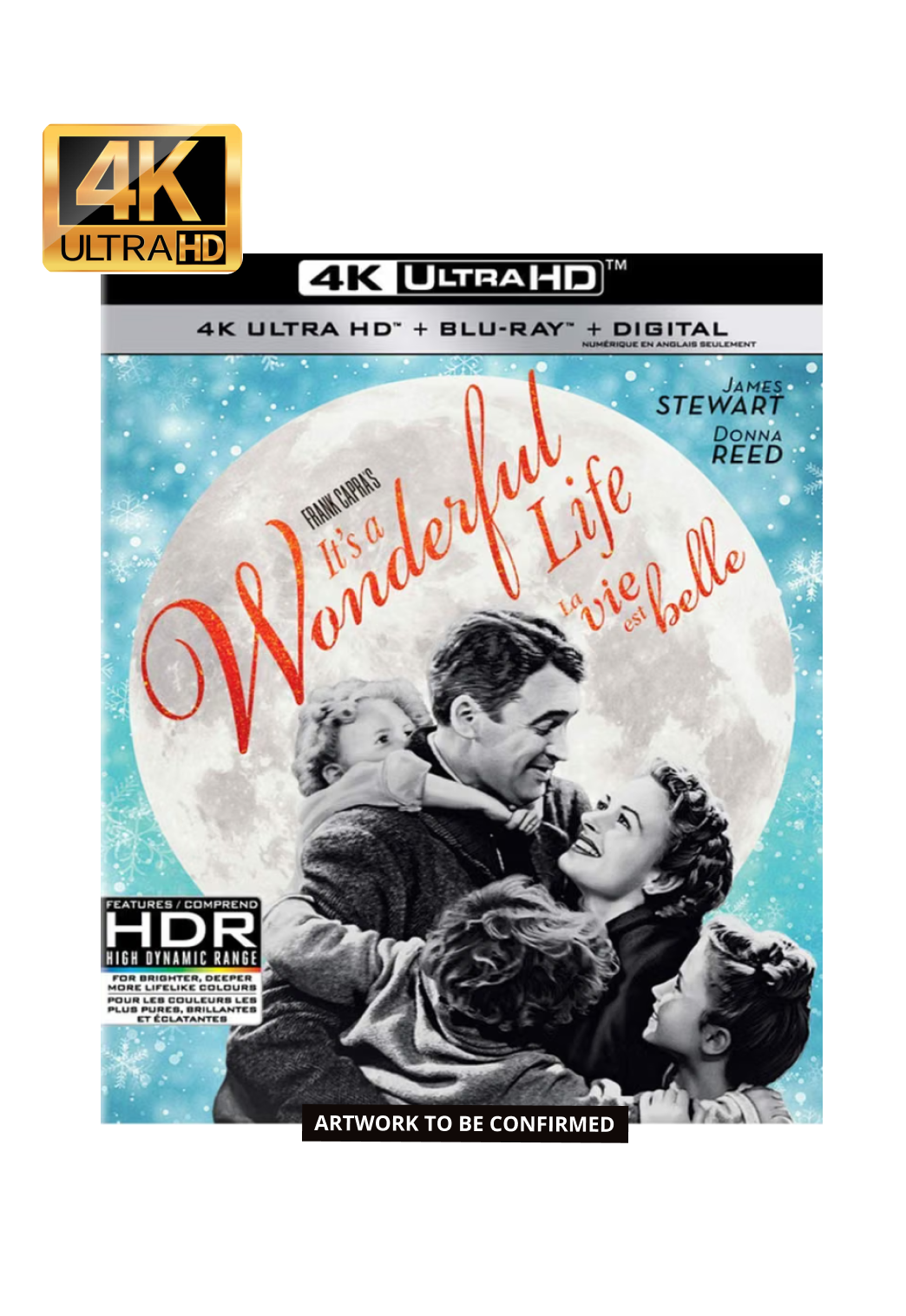 It's a Wonderful Life 80th Anniversary Slipcase Gift set [4K-UHD + Blu-Ray +DVD + Digital]