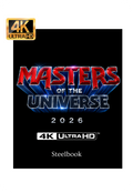 Masters Of The Universe (2026) Steelbook 4K Ultra HD + Reg B Blu-Ray - UK Import