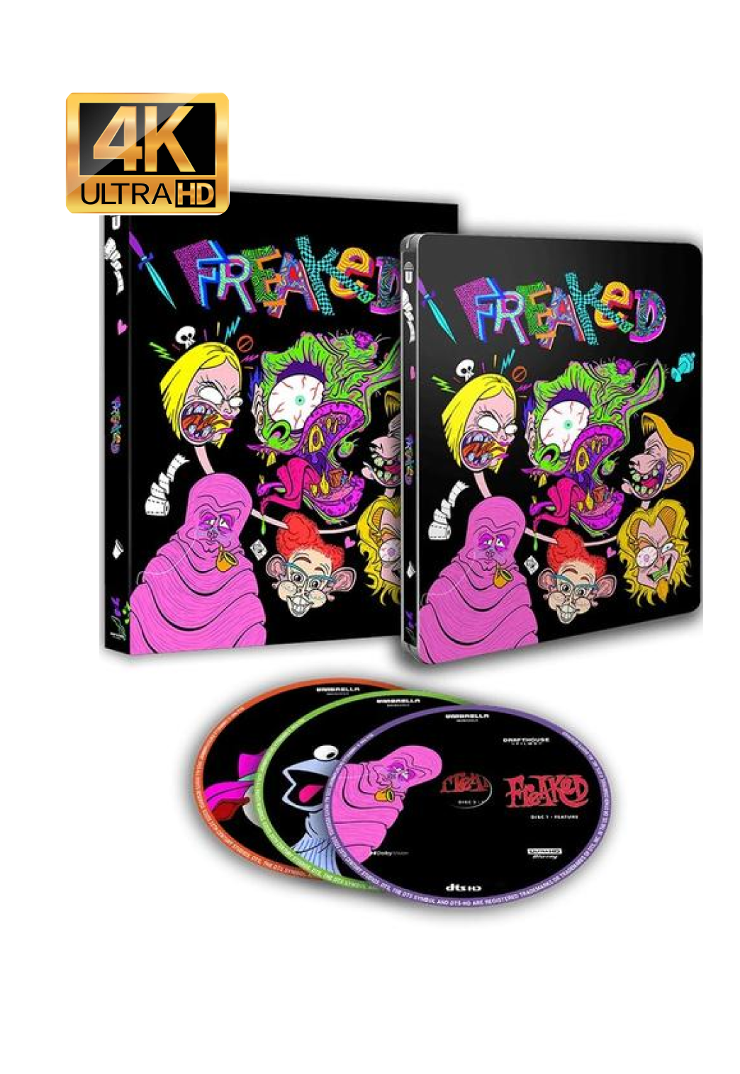 Freaked! (1993) (4K UHD + 2 Blu-ray) – SteelBook