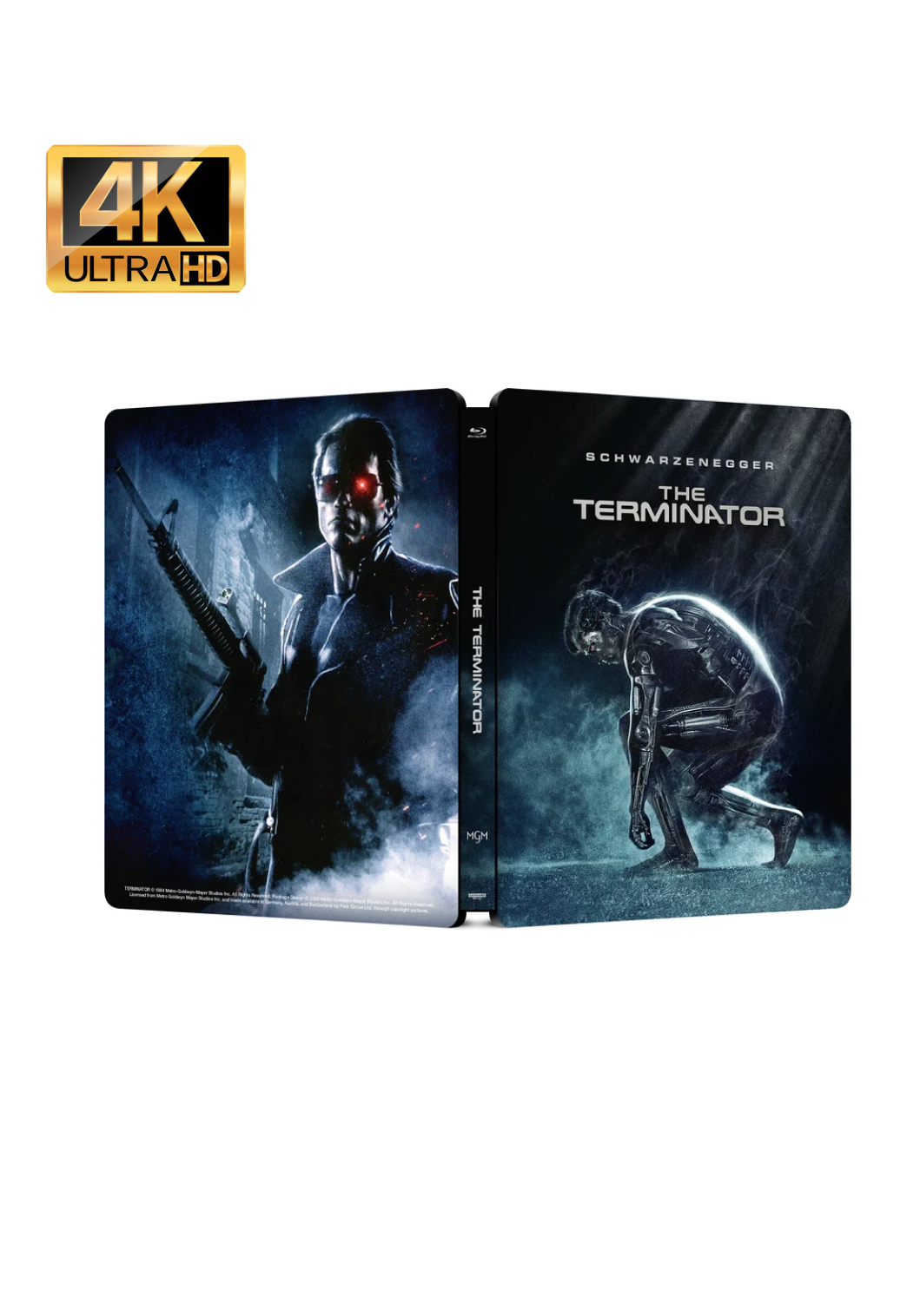 The Terminator Limited Edition Steelbook 4K Ultra HD + Reg B Blu-Ray - UK Import