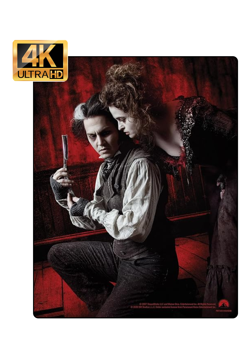 Sweeney Todd: The Demon Barber of Fleet Street (LE Steelbook) (4K UHD + BD + Digital)