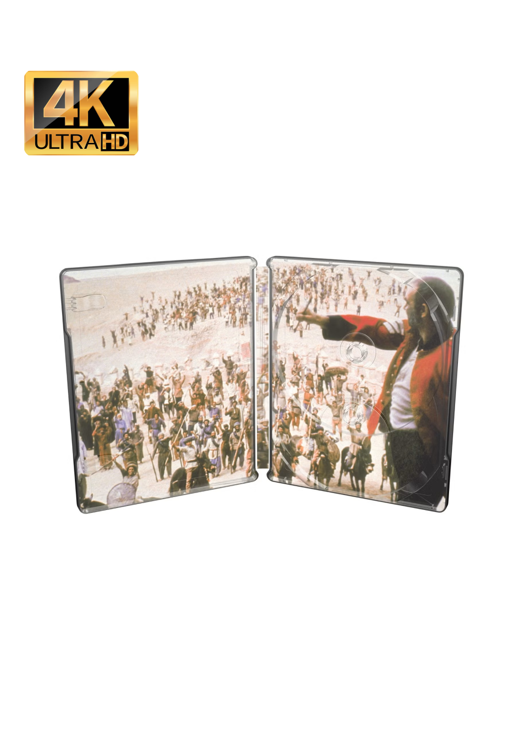 The Man Who Would Be King (4K-UHD Steelbook) - Italy Import with English Audio & Subtitles