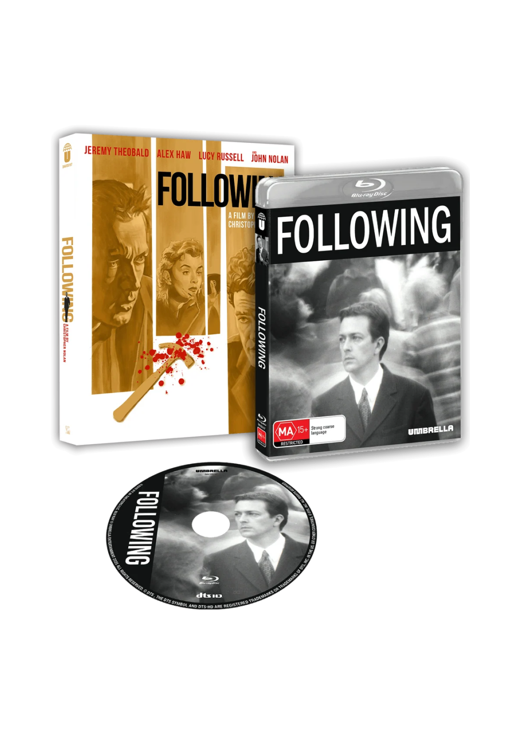 CHRISTOPHER NOLAN'S FOLLOWING (1998) BLU-RAY