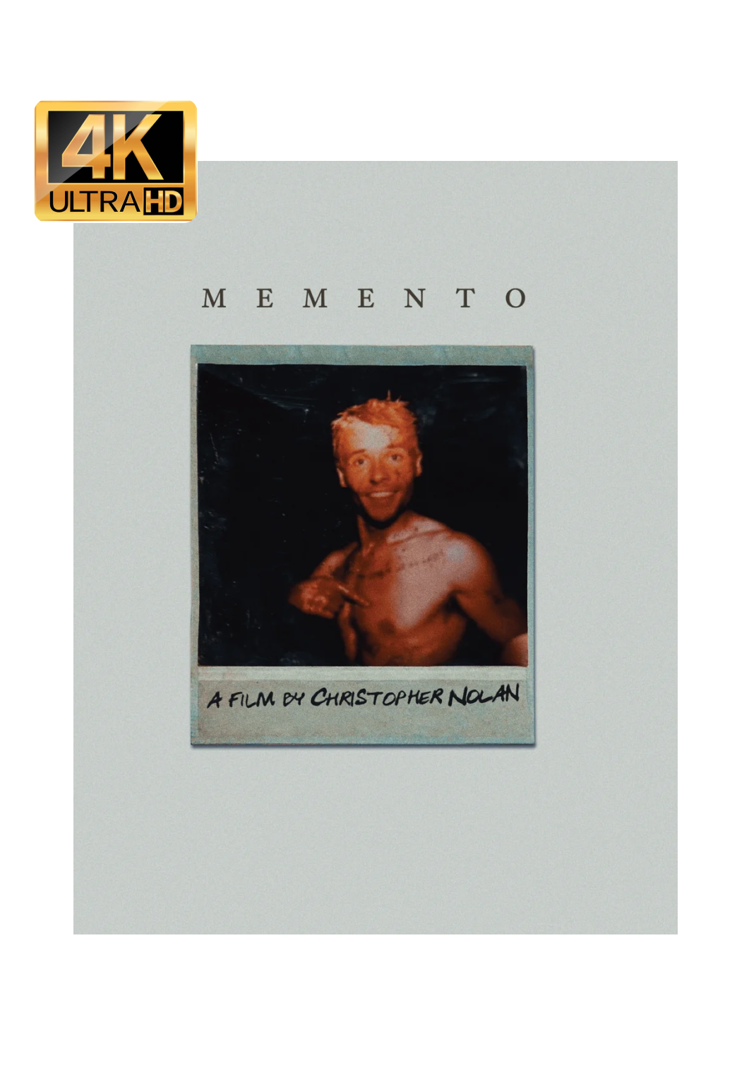CHRISTOPHER NOLAN'S MEMENTO 25TH ANNIVERSARY (2000) 4K & BLU-RAY