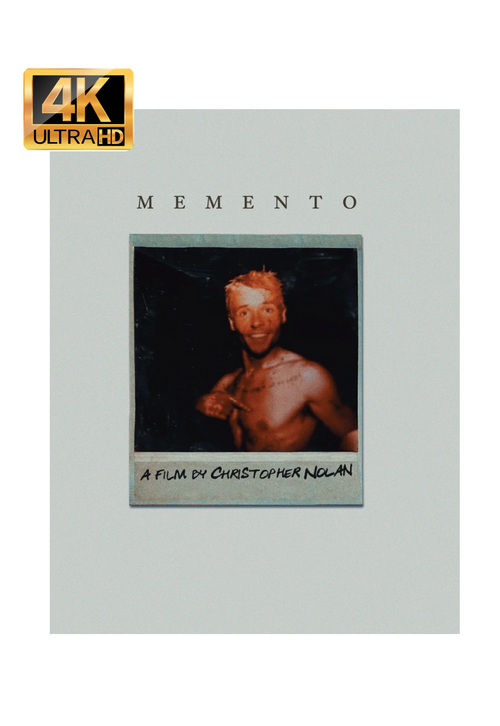 Christopher Nolan's Memento 25th Anniversary (2000) 4K & Blu-Ray